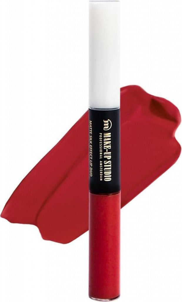 Matte Silk Effect Lip Duo - Sincerely Red